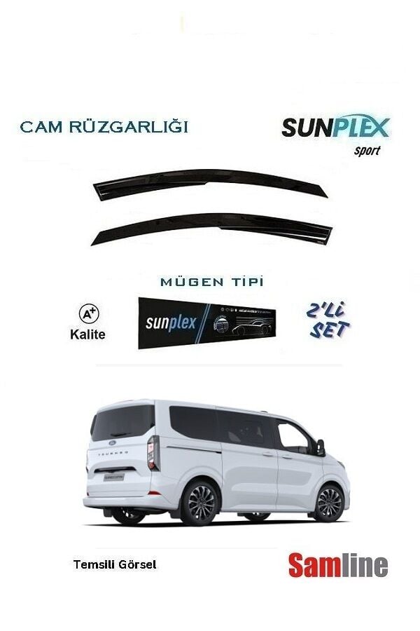 Cam Rüzgarlığı 2'li Set Ford Tourneo Custom Yeni Kasa (2024-2025)
