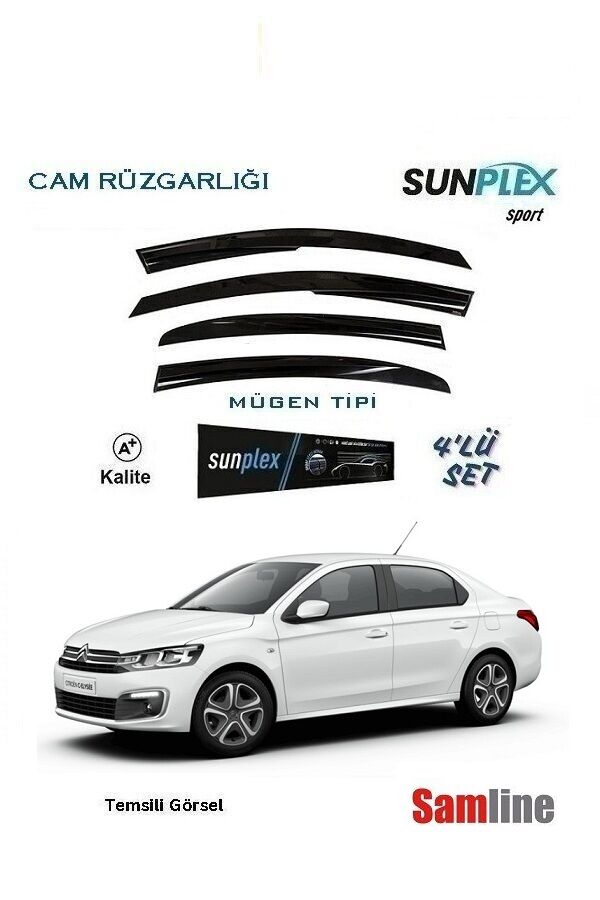 Cam Rüzgarlığı 4'lü Set Citroen C-Elysee (2017-2024)