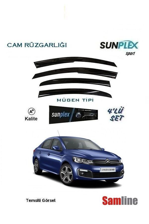 Cam Rüzgarlığı 4'lü Set Citroen C-Elysee (2017-2024)