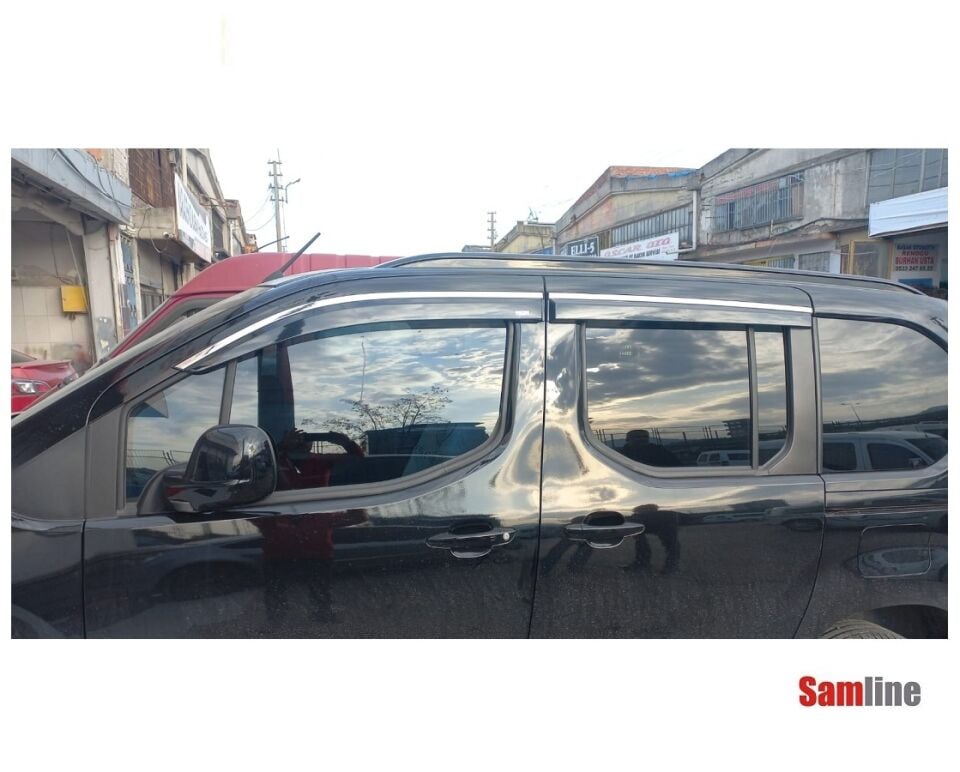 Cam Rüzgarlığı Kromlu 4'lü Set Toyota Proace City Combi (2021-2024)