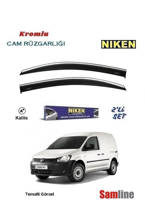 Cam Rüzgarlığı Kromlu 2'li Set Volkswagen Caddy (2011-2015)