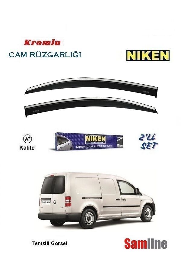 Cam Rüzgarlığı Kromlu 2'li Set Volkswagen Caddy (2011-2015)