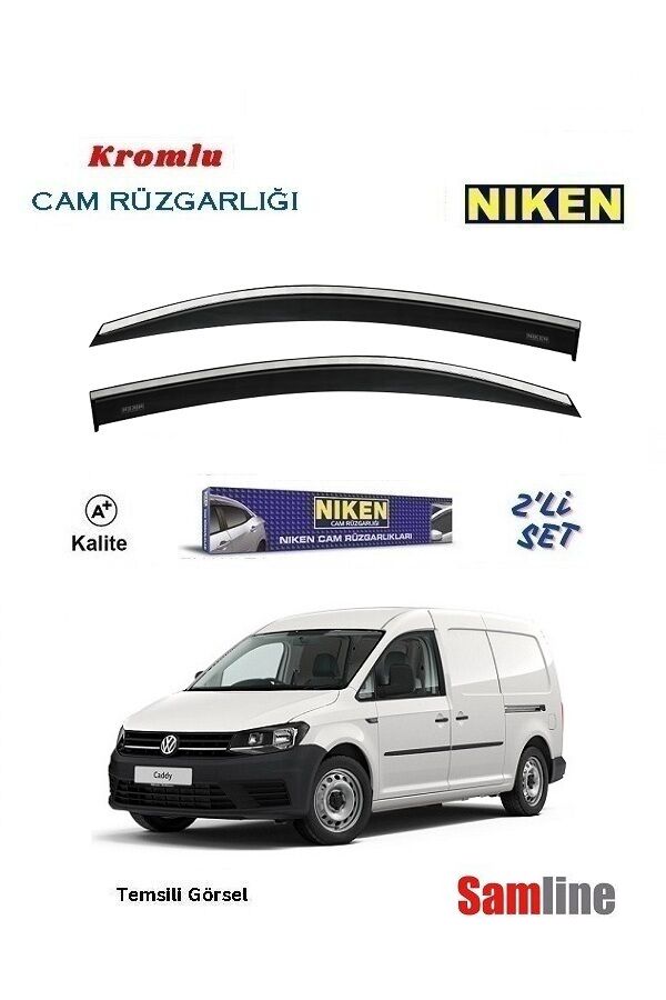 Cam Rüzgarlığı Kromlu 2'li Set Volkswagen Caddy (2016-2020)