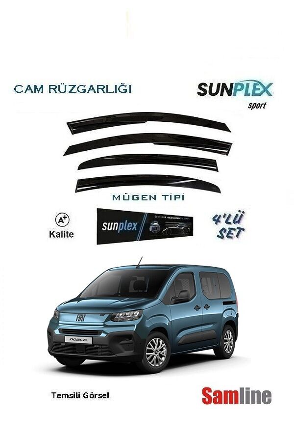 Cam Rüzgarlığı 4'lü Set Fiat Doblo III Combi (2023-2025)