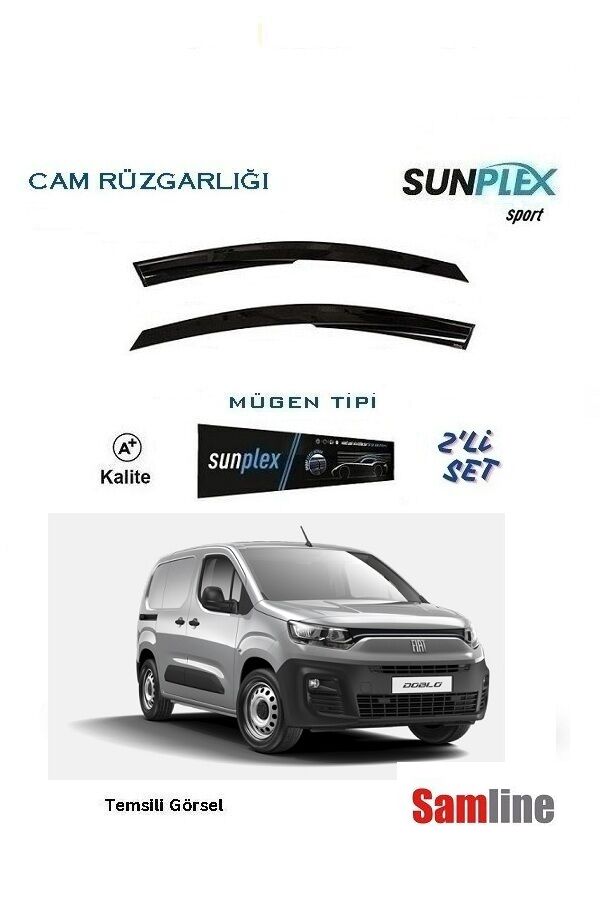 Cam Rüzgarlığı 2'li Set Doblo III Cargo (2023-2025)