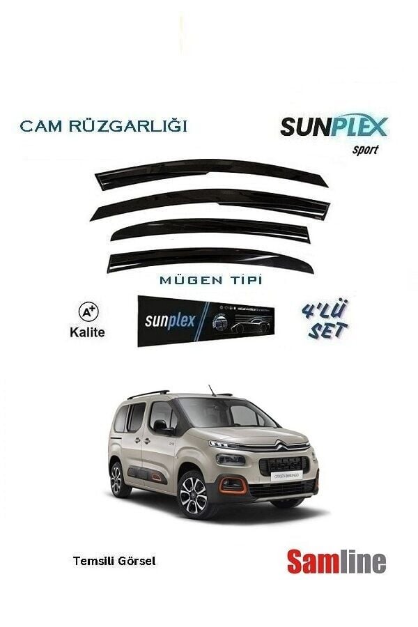 Cam Rüzgarlığı 4'lü Set Citroen Berlingo Combi (2019-2024)