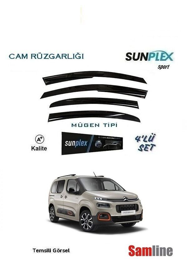 Cam Rüzgarlığı 4'lü Set Citroen Berlingo Combi (2019-2024)