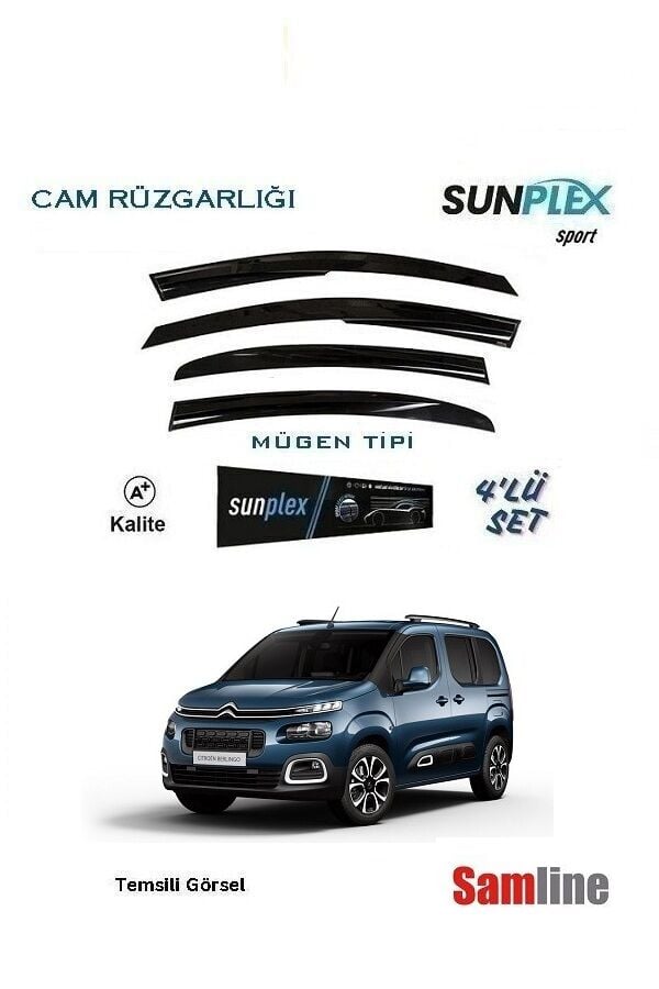 Cam Rüzgarlığı 4'lü Set Citroen Berlingo Combi (2019-2024)