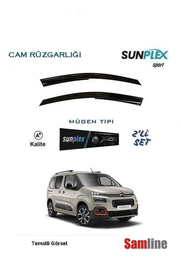 Cam Rüzgarlığı 2'li Set Citroen Berlingo Combi (2019-2024)