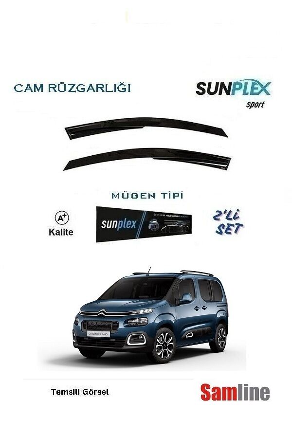 Cam Rüzgarlığı 2'li Set Citroen Berlingo Combi (2019-2024)