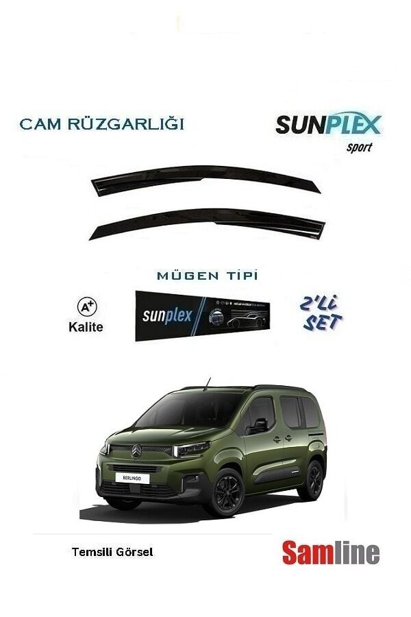 Cam Rüzgarlığı 2'li Set Citroen Yeni Berlingo Combi (2024-2025)