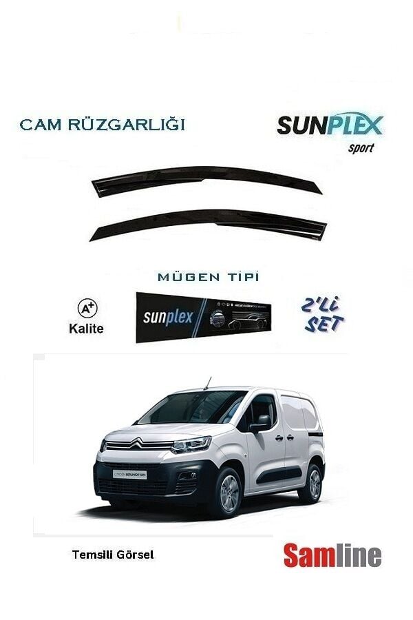 Cam Rüzgarlığı 2'li Set Citroen Berlingo Cargo  (2019-2024)