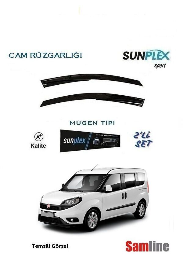 Cam Rüzgarlığı 2'li Set Fiat Doblo II Combi (2015-2023)