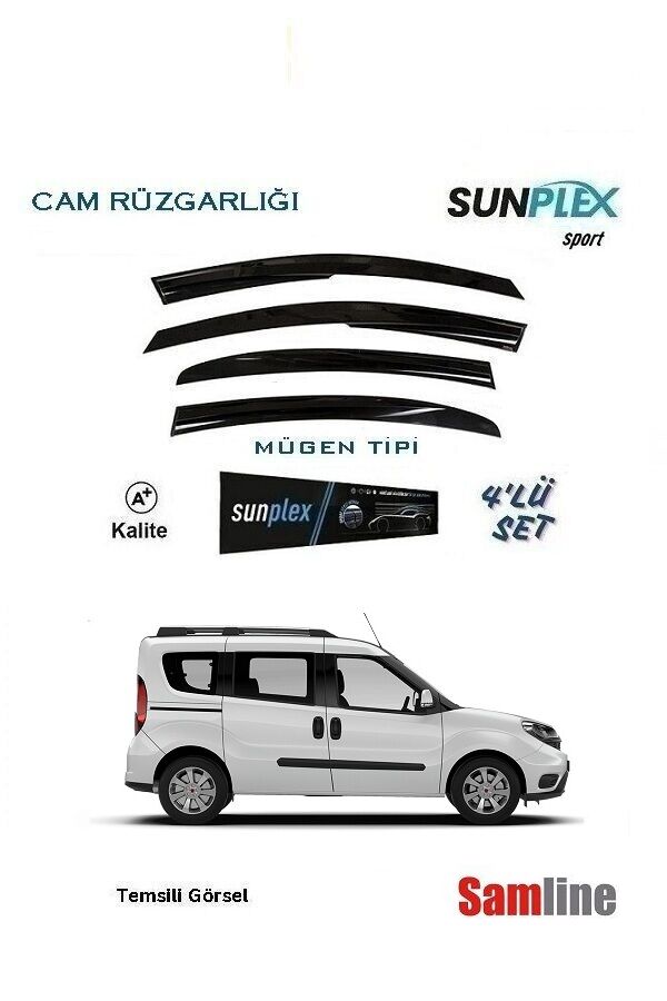 Cam Rüzgarlığı 4'lü Set Fiat Doblo II Combi (2015-2023)
