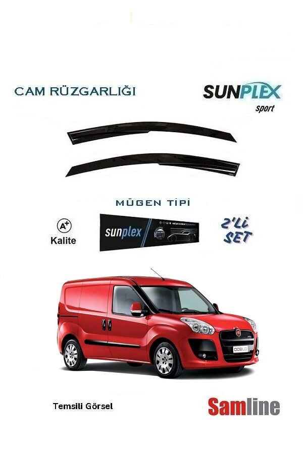 Cam Rüzgarlığı 2'li Set Fiat Doblo II Cargo (2010-2014)