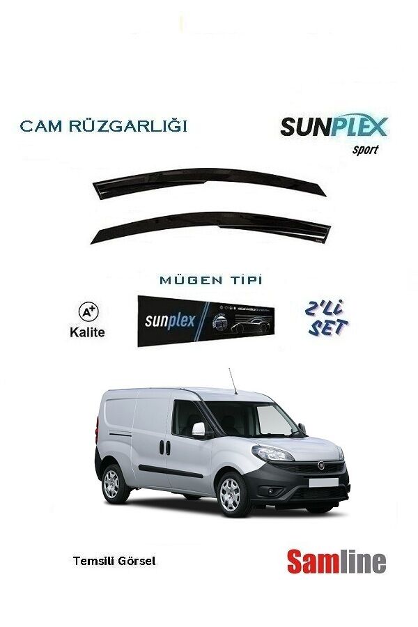 Cam Rüzgarlığı 2'li Set Fiat Doblo II Cargo (2015-2023)