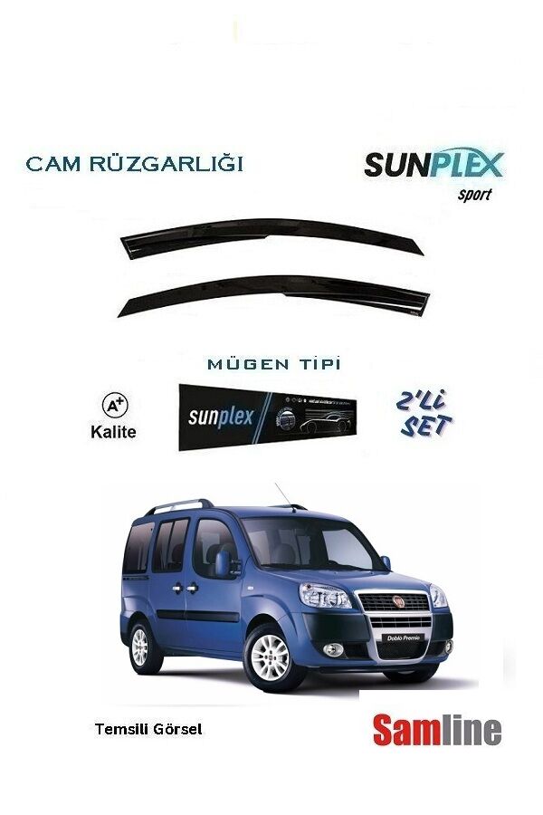 Cam Rüzgarlığı 2'lİ Set Fiat Doblo I Combi (2006-2012)