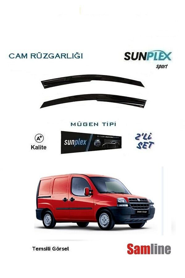Cam Rüzgarlığı 2'lİ Set Fiat Doblo I Cargo (2001-2006)