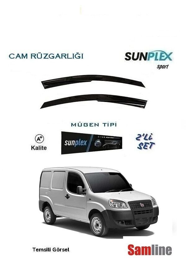 Cam Rüzgarlığı 2'lİ Set Fiat Doblo I Cargo (2006-2012)