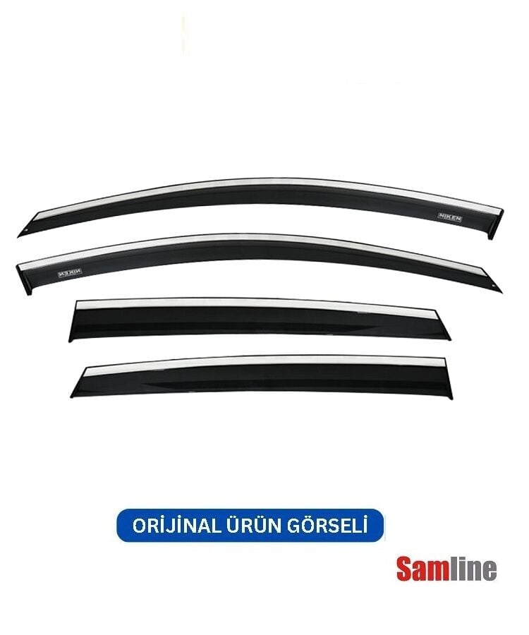Cam Rüzgarlığı Kromlu 4'lü Set Volkswagen Polo (2014-2017) NİKEN