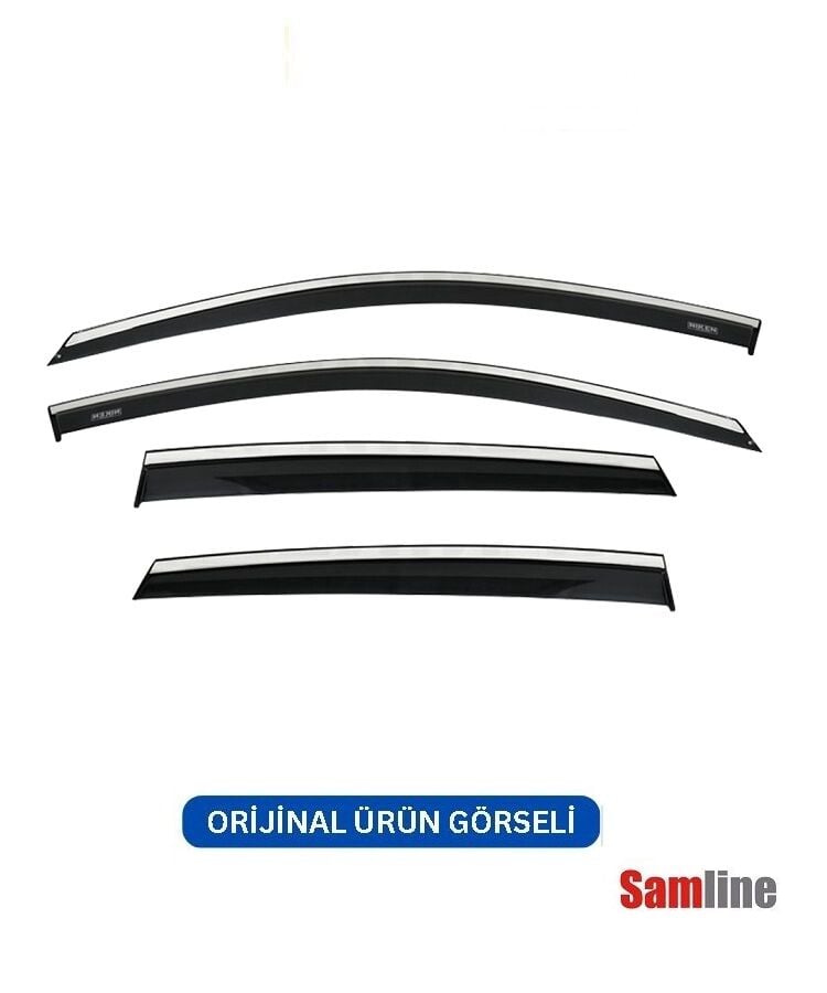Cam Rüzgarlığı Kromlu 4'lü Set Volkswagen Polo (2021-2024) NİKEN