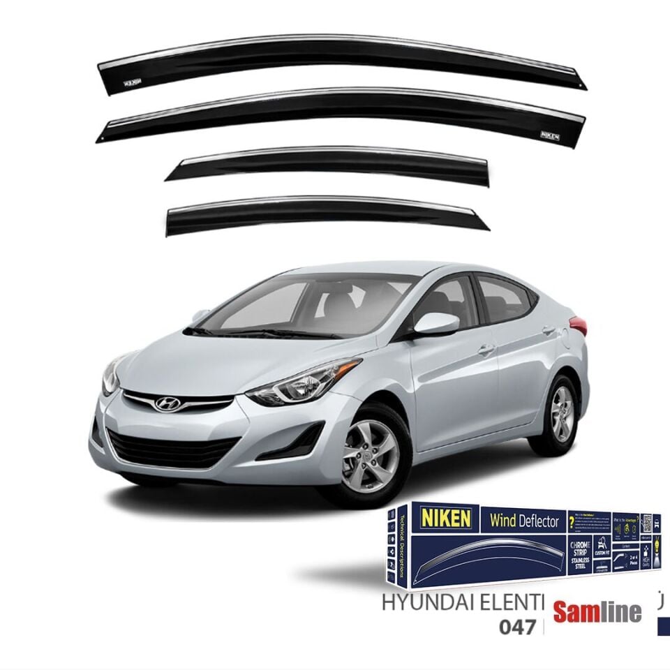 Cam Rüzgarlığı Kromlu 4'lü Set Hyundai Elantra (2014-2015)