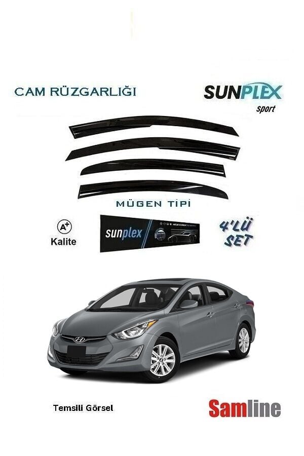 Cam Rüzgarlığı 4'lü Set Hyundai Elantra (2014-2015)