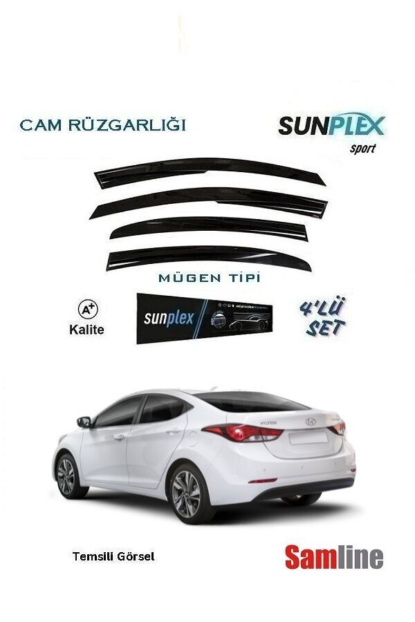 Cam Rüzgarlığı 4'lü Set Hyundai Elantra (2014-2015)