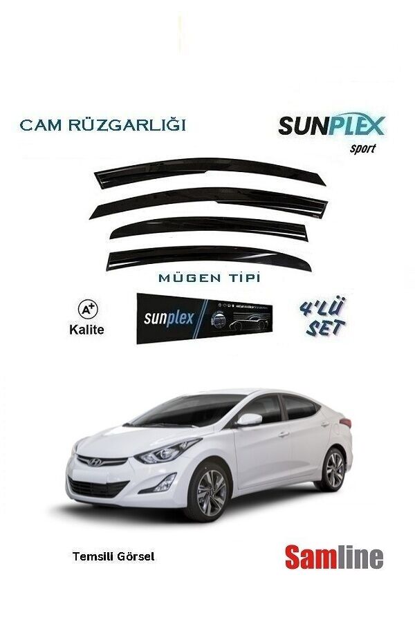 Cam Rüzgarlığı 4'lü Set Hyundai Elantra (2014-2015)