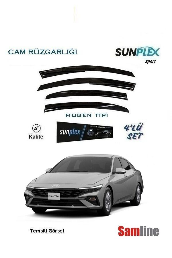 Cam Rüzgarlığı 4'lü Set Hyundai Elantra (2023-2024)