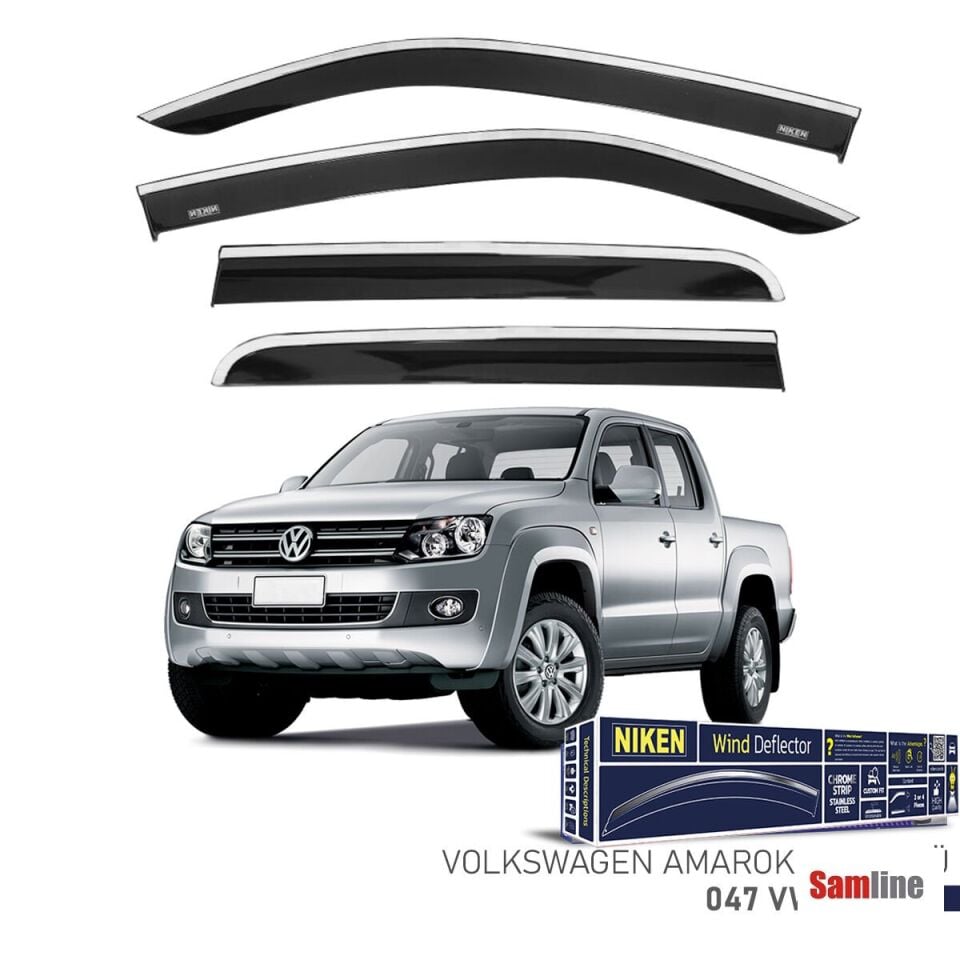 Cam Rüzgarlığı Kromlu 4'lü Set Volkswagen Amarok (2016-2020)