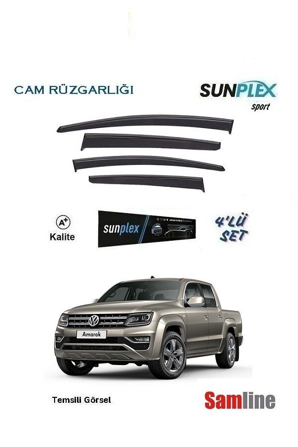 Cam Rüzgarlığı 4'lü Set VW Amarok (2016-2020)