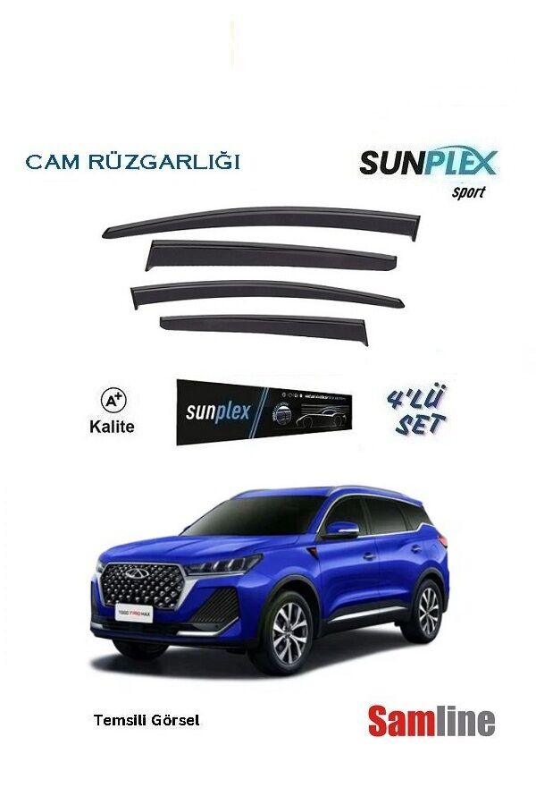Cam Rüzgarlığı 4'lü Set Chery Tiggo 7 Pro Max (2024)