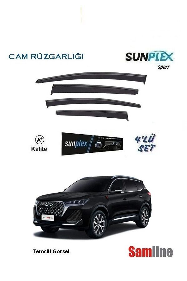 Cam Rüzgarlığı 4'lü Set Chery Tiggo 7 Pro Max (2024)