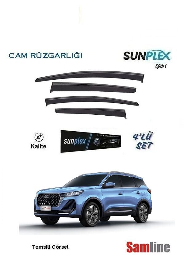 Cam Rüzgarlığı 4'lü Set Chery Tiggo 7 Pro Max (2024)