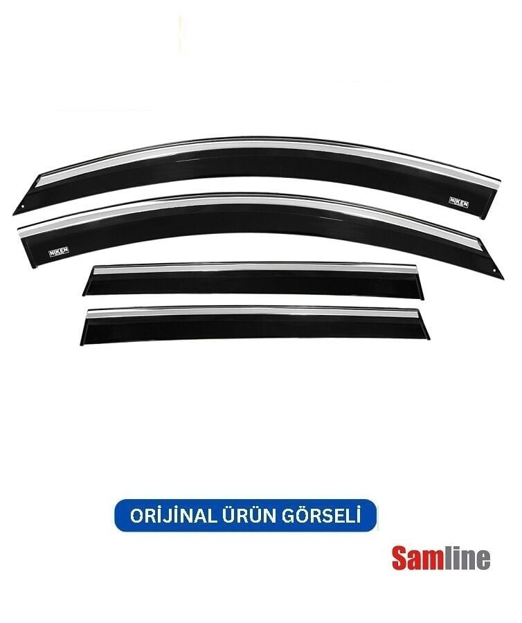 Cam Rüzgarlığı Kromlu 4'lü Set Chery Tiggo 8 Pro Max (2024-2025)