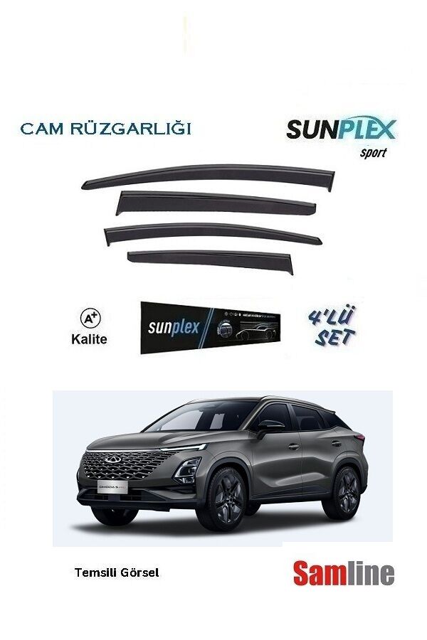 Cam Rüzgarlığı 4'lü Set Chery Omoda 5 Pro (2024)