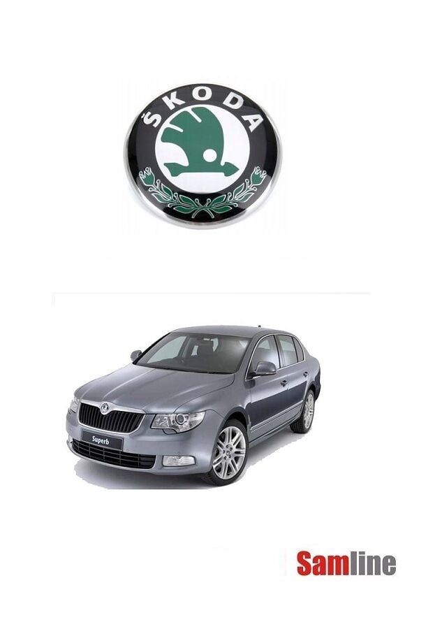 Amblem,Ön Skoda Superb (2009-2012) Skoda Logosu Arması