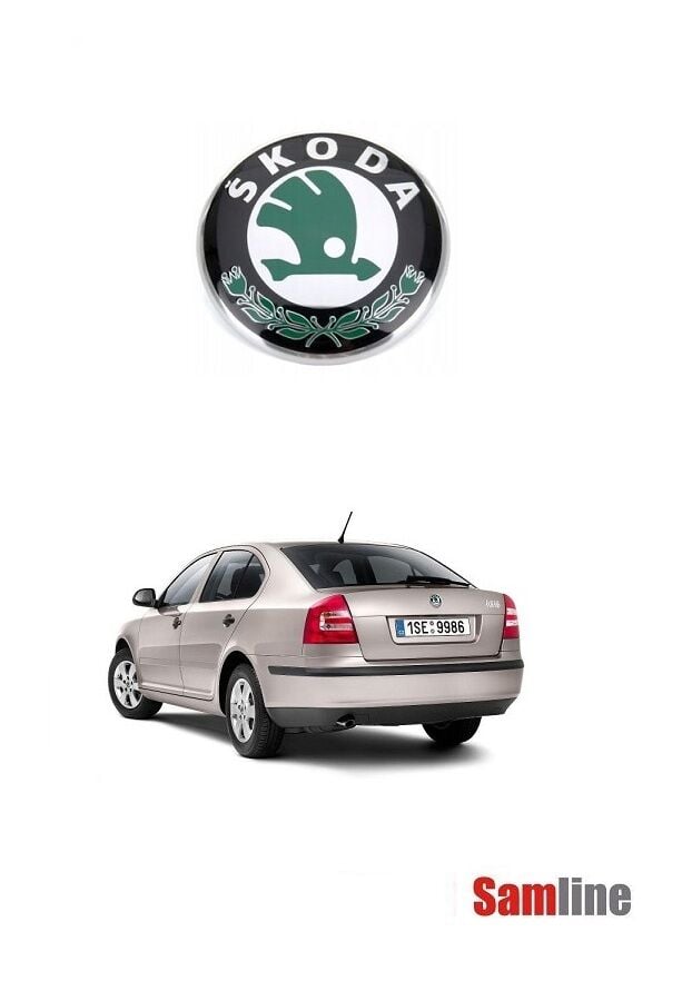 Amblem,Arka Skoda Octavıa II (2005-2012) Skoda Bagaj Logosu Arması