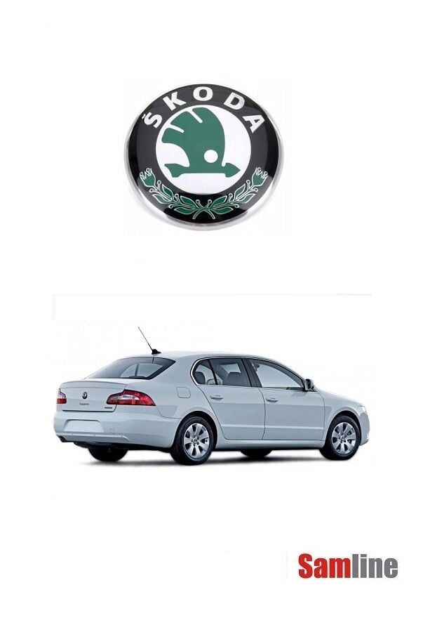Amblem,Arka Skoda Superb (2009-2012) Skoda Logosu Arması