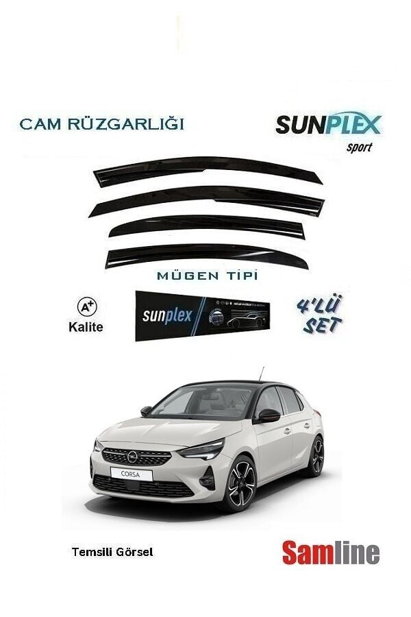 Cam Rüzgarlığı 4'lü Set Opel Corsa F (2020-2023)
