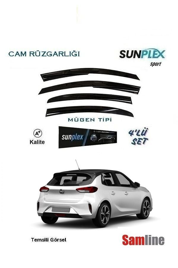 Cam Rüzgarlığı 4'lü Set Opel Corsa F (2020-2023)