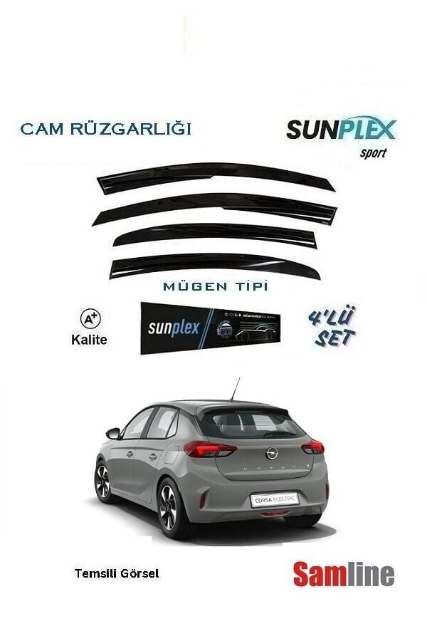 Cam Rüzgarlığı 4'lü Set Opel Corsa F (2024-2025)