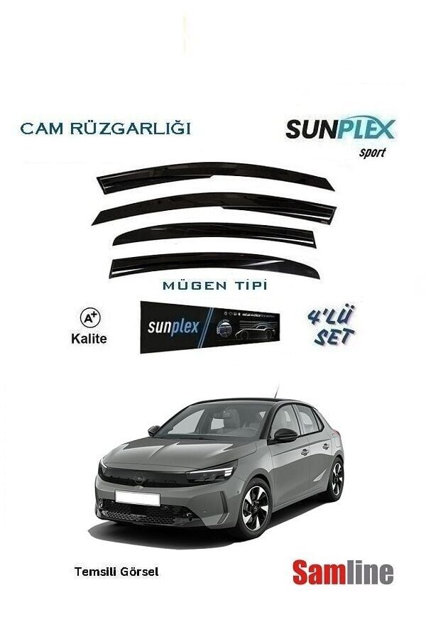 Cam Rüzgarlığı 4'lü Set Opel Corsa F (2024-2025)