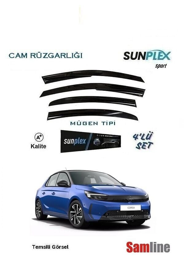 Cam Rüzgarlığı 4'lü Set Opel Corsa F (2024-2025)