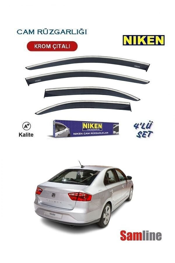 Cam Rüzgarlığı Kromlu 4'lü Set Seat Toledo (2012-2018)
