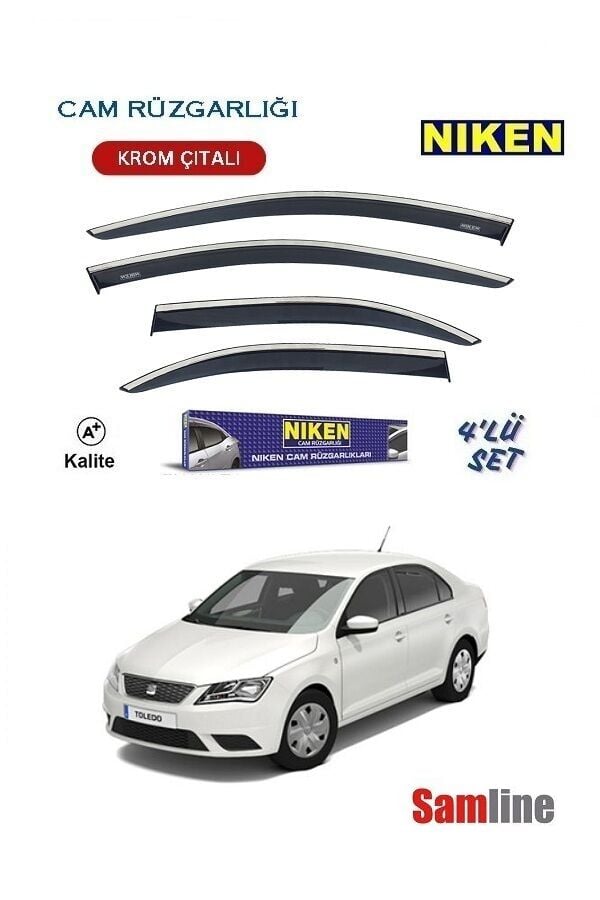 Cam Rüzgarlığı Kromlu 4'lü Set Seat Toledo (2012-2018)