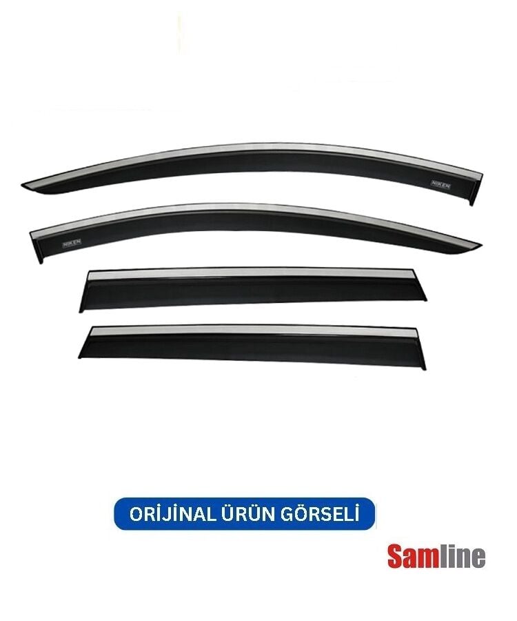 Cam Rüzgarlığı Kromlu 4'lü Set Dacıa Duster (2023-2024)