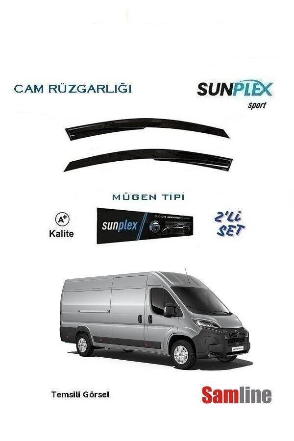 Cam Rüzgarlığı 2'lİ Set Yeni Peugeot Boxer (2024-2025) Panelvan