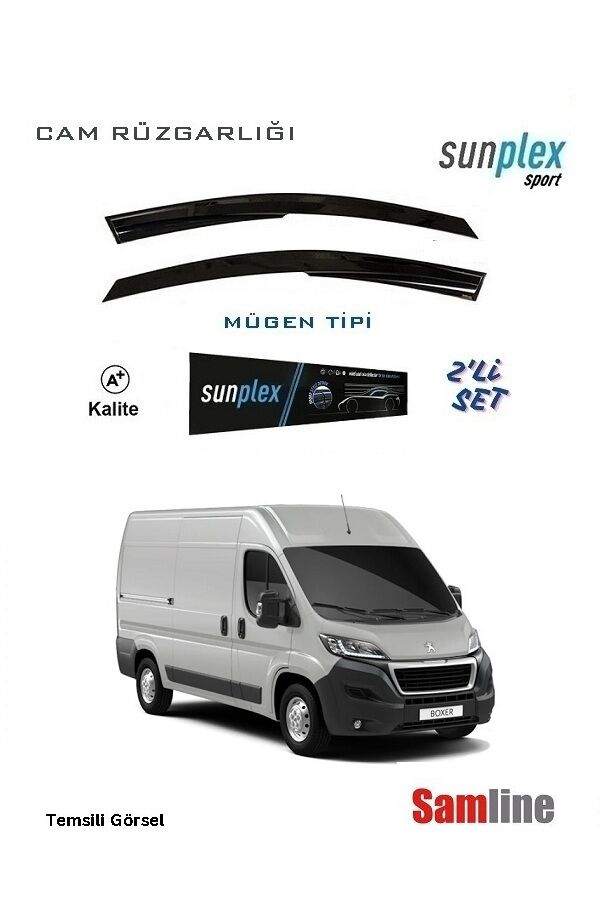 Cam Rüzgarlığı 2'lİ Set Peugeot Boxer (2014-2024) Panelvan